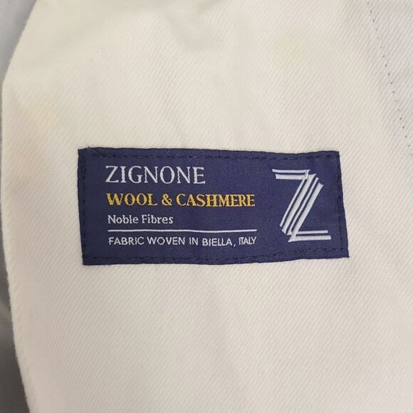 John W. Nordstrom JWN Wool Cashmere Blend Flat Front Dress Pants W36xL30.75 - Picture 11 of 14